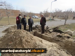 بازدید مدیریت استانی دانشگاه فرهنگیان از طرحهای عمرانی پردیس علامه امینی تبریز  2