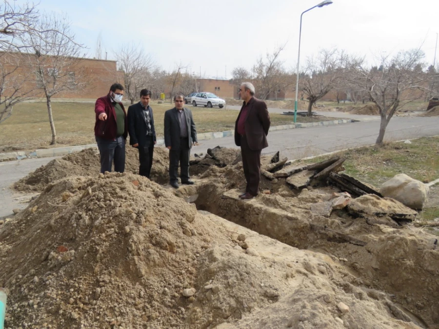 بازدید مدیریت استانی دانشگاه فرهنگیان از طرحهای عمرانی پردیس علامه امینی تبریز  2