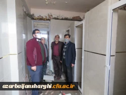 بازدید مدیریت استانی دانشگاه فرهنگیان از طرحهای عمرانی پردیس علامه امینی تبریز  2
