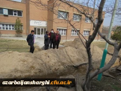 بازدید مدیریت استانی دانشگاه فرهنگیان از طرحهای عمرانی پردیس علامه امینی تبریز  2