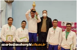 درخشش آقای رضا سلطانی در مسابقات تنیس روی میز کارکنان دولت در شمال غرب کشور و راهیابی به مسابقات کشوری 3