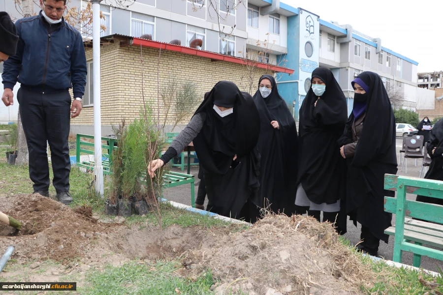 غرس نهال  ایثار  در دانشگاه فرهنگیان آذربایجانشرقی  9