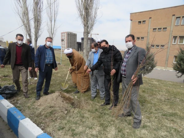 غرس نهال  ایثار  در دانشگاه فرهنگیان آذربایجانشرقی  12
