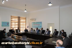 آیین تودیع و معارفه مسئول حراست دانشگاه فرهنگیان آذربایجان شرقی  2