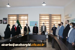 آیین تودیع و معارفه مسئول حراست دانشگاه فرهنگیان آذربایجان شرقی  3