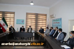 آیین تودیع و معارفه مسئول حراست دانشگاه فرهنگیان آذربایجان شرقی  7