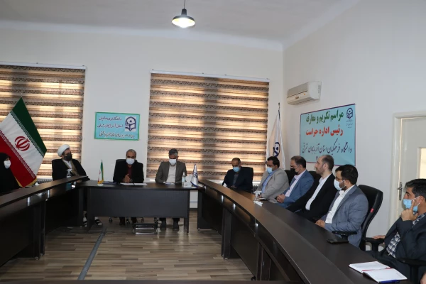 آیین تودیع و معارفه مسئول حراست دانشگاه فرهنگیان آذربایجان شرقی  7