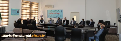 آیین تکریم و معارفه مسئول حراست دانشگاه فرهنگیان آذربایجان شرقی 