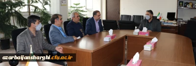دیدار مدیر امور پردیس های دانشگاه فرهنگیان آذربایجانشرقی  با مدیرکل نوسازی مدارس استان 