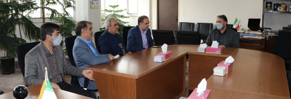 دیدار مدیر امور پردیس های دانشگاه فرهنگیان آذربایجانشرقی  با مدیرکل نوسازی مدارس استان  2