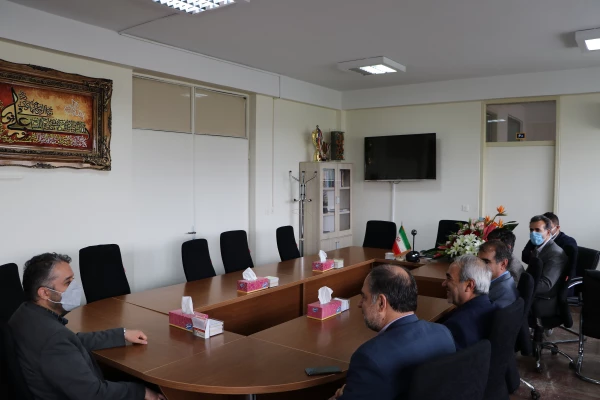 دیدار مدیر امور پردیس های دانشگاه فرهنگیان آذربایجانشرقی  با مدیرکل نوسازی مدارس استان  2
