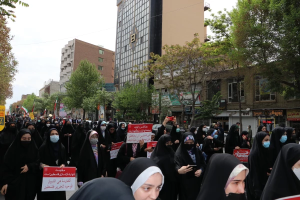 حضور مدیریت ، اساتید ، کارکنان و دانشجومعلمان دانشگاه فرهنگیان در راهپیمایی روز قدس 3