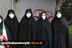 حضور مدیریت ، اساتید ، کارکنان و دانشجومعلمان دانشگاه فرهنگیان در راهپیمایی روز قدس 4