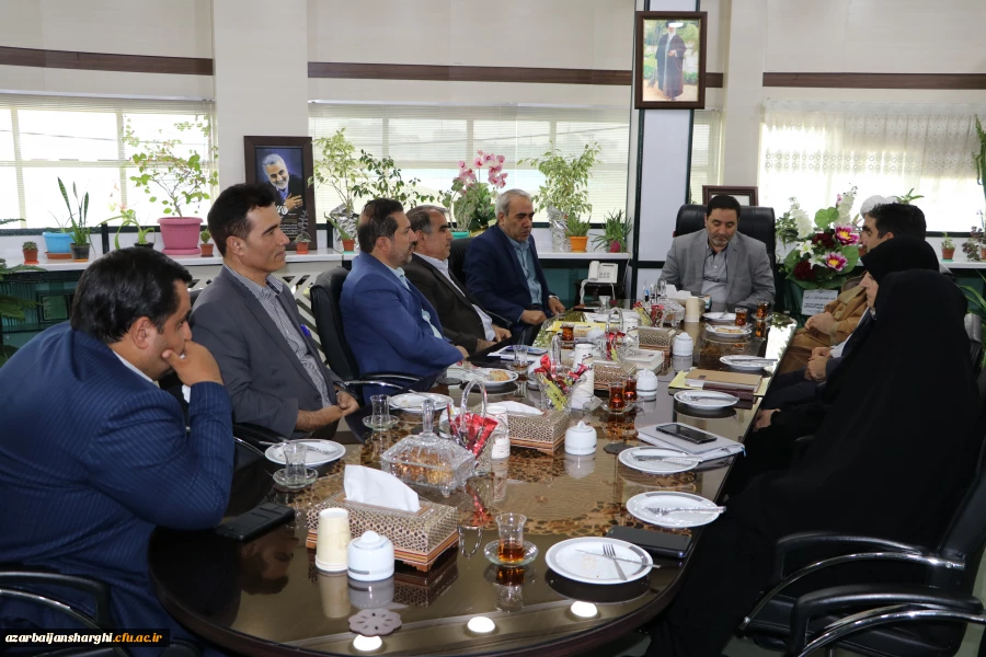 دیدار مدیریت دانشگاه فرهنگیان استان آذربایجانشرقی با مدیرکل آموزش وپرورش استان 2