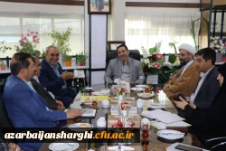 دیدار مدیریت دانشگاه فرهنگیان استان آذربایجانشرقی با مدیرکل آموزش وپرورش استان 7