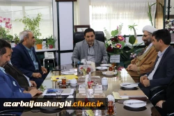 دیدار مدیریت دانشگاه فرهنگیان استان آذربایجانشرقی با مدیرکل آموزش وپرورش استان 3