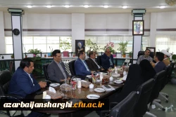 دیدار مدیریت دانشگاه فرهنگیان استان آذربایجانشرقی با مدیرکل آموزش وپرورش استان 5