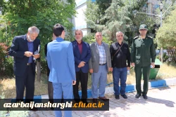 گرامیداشت سالروز شهادت استاد شهید چمران و روز بسیج اساتید و  رونمایی از تابلو میدان شهید گمنام در دانشگاه فرهنگیان استان آذربایجانشرقی  2