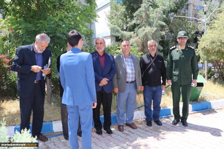 گرامیداشت سالروز شهادت استاد شهید چمران و روز بسیج اساتید و  رونمایی از تابلو میدان شهید گمنام در دانشگاه فرهنگیان استان آذربایجانشرقی  2