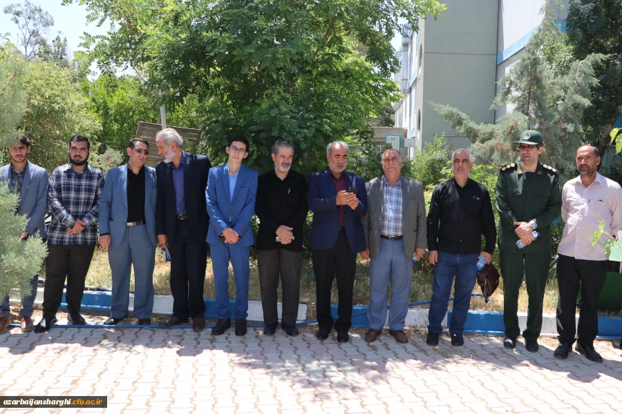 گرامیداشت سالروز شهادت استاد شهید چمران و روز بسیج اساتید و  رونمایی از تابلو میدان شهید گمنام در دانشگاه فرهنگیان استان آذربایجانشرقی  4