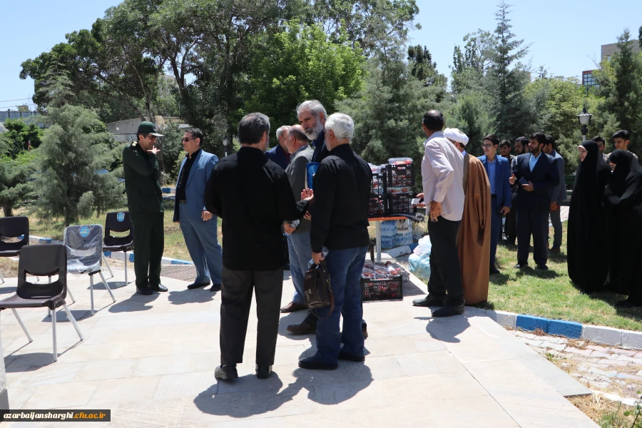 گرامیداشت سالروز شهادت استاد شهید چمران و روز بسیج اساتید و  رونمایی از تابلو میدان شهید گمنام در دانشگاه فرهنگیان استان آذربایجانشرقی  5