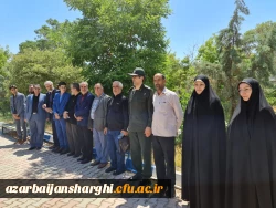 گرامیداشت سالروز شهادت استاد شهید چمران و روز بسیج اساتید و  رونمایی از تابلو میدان شهید گمنام در دانشگاه فرهنگیان استان آذربایجانشرقی  8