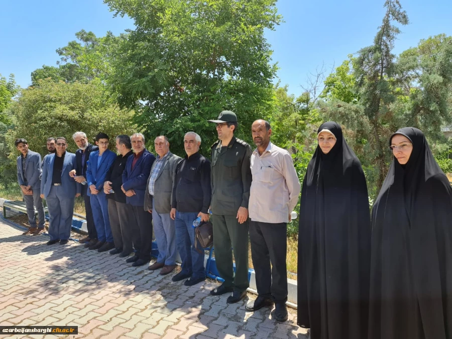 گرامیداشت سالروز شهادت استاد شهید چمران و روز بسیج اساتید و  رونمایی از تابلو میدان شهید گمنام در دانشگاه فرهنگیان استان آذربایجانشرقی  8