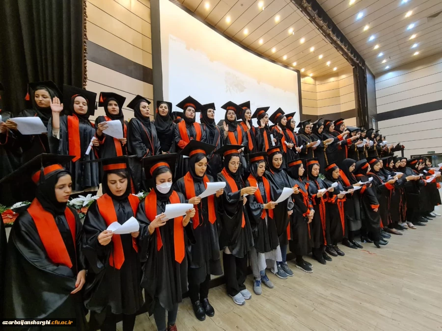 جشن دانش آموختگی دانشجومعلمان ورودی 1397 پردیس فاطمه الزهرا(س) تبریز
 2