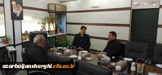 با حضور مدیرکل نظارت و ارزیابی سازمان مرکزی در دانشگاه فرهنگیان استان آذربایجان شرقی برگزار شد:

دیدار با مدیرکل آموزش و پرورش استان آذربایجان شرقی