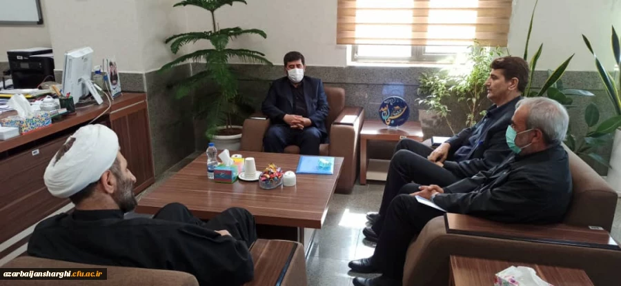 دیدار مدیریت دانشگاه فرهنگیان استان آذربایجانشرقی با معاون سیاسی و امنیتی استانداری استان 2