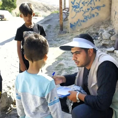 اردوی جهادی دانشجویان دانشگاه فرهنگیان آذربایجان شرقی در منطقه ورزقان (بخش خاروانا) 6