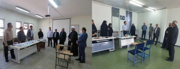 بازدید هیات رییسه دانشگاه فرهنگیان آذربایجان شرقی از روند برگزاری مصاحبه معرفی شدگان چند برابر ظرفیت پردیس های استان 2