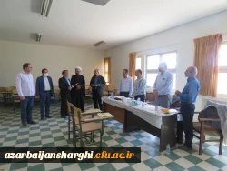 بازدید هیات رییسه دانشگاه فرهنگیان آذربایجان شرقی از روند برگزاری مصاحبه معرفی شدگان چند برابر ظرفیت پردیس های استان 7