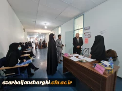 بازدید آقای علی زمانی و عباس بروغنی از روند برگزاری مصاحبه معرفی شدگان چند برابر ظرفیت پردیس های استان آذربایجان شرقی 6