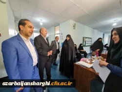 بازدید آقای علی زمانی و عباس بروغنی از روند برگزاری مصاحبه معرفی شدگان چند برابر ظرفیت پردیس های استان آذربایجان شرقی 7