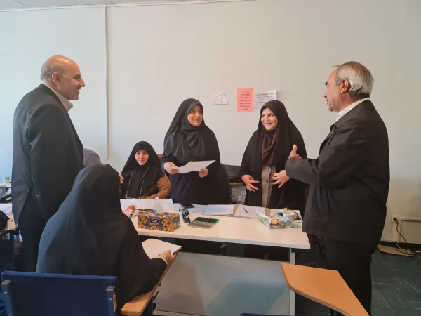 بازدید آقای علی زمانی و عباس بروغنی از روند برگزاری مصاحبه معرفی شدگان چند برابر ظرفیت پردیس های استان آذربایجان شرقی 8