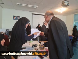 بازدید آقای علی زمانی و عباس بروغنی از روند برگزاری مصاحبه معرفی شدگان چند برابر ظرفیت پردیس های استان آذربایجان شرقی 9