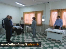 بازدید آقای علی زمانی و عباس بروغنی از روند برگزاری مصاحبه معرفی شدگان چند برابر ظرفیت پردیس های استان آذربایجان شرقی 13