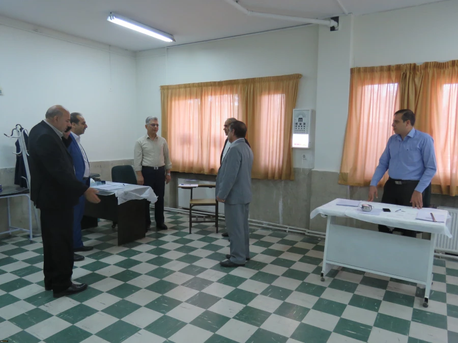 بازدید آقای علی زمانی و عباس بروغنی از روند برگزاری مصاحبه معرفی شدگان چند برابر ظرفیت پردیس های استان آذربایجان شرقی 13