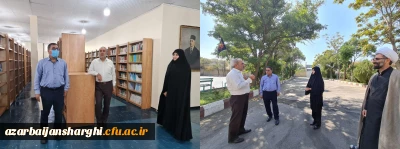 بازدید دکتر انصاری راد از آماده سازی پردیس فاطمه الزهرا تبریز برای آغاز آموزش حضوری دانشجویان در نیمسال تحصیلی جدید 1401