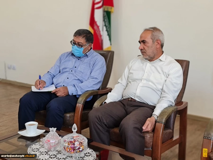 بازدید دکتر انصاری راد از آماده سازی پردیس فاطمه الزهرا تبریز برای آغاز آموزش حضوری دانشجویان در نیمسال تحصیلی جدید 1401 3