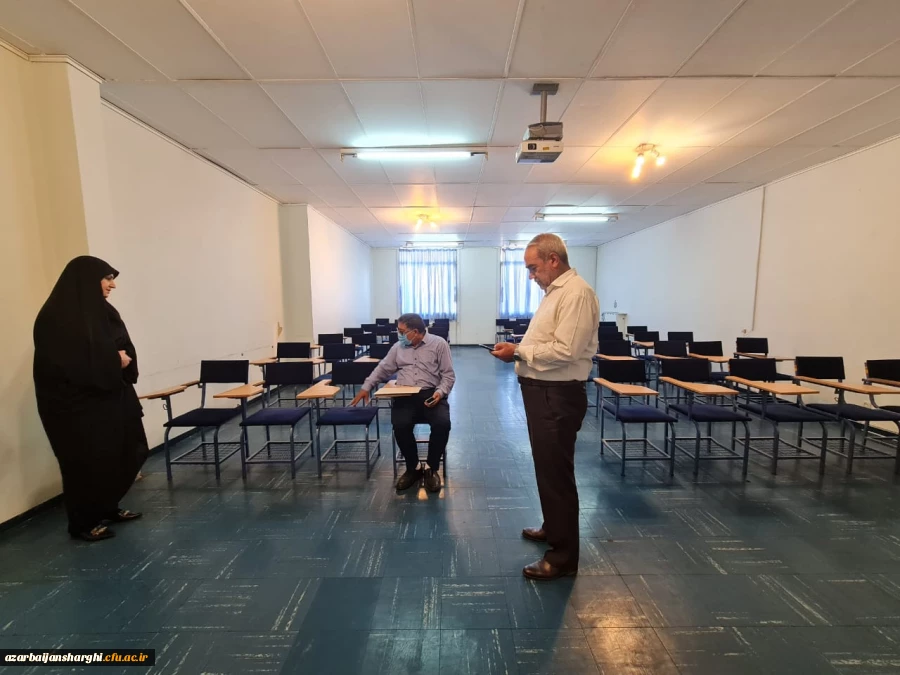 بازدید دکتر انصاری راد از آماده سازی پردیس فاطمه الزهرا تبریز برای آغاز آموزش حضوری دانشجویان در نیمسال تحصیلی جدید 1401 6