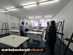 بازدید دکتر انصاری راد از آماده سازی پردیس فاطمه الزهرا تبریز برای آغاز آموزش حضوری دانشجویان در نیمسال تحصیلی جدید 1401 7