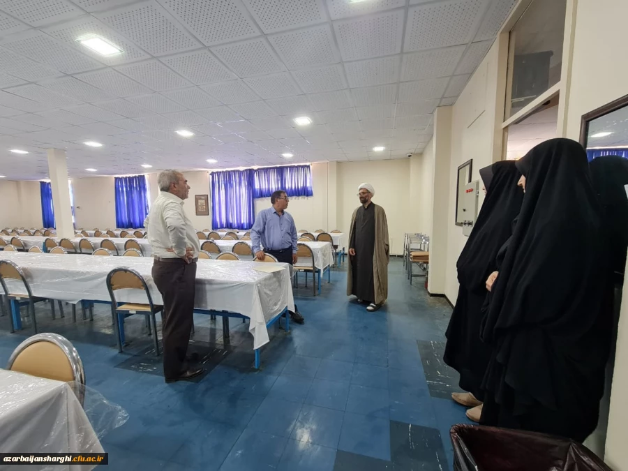 بازدید دکتر انصاری راد از آماده سازی پردیس فاطمه الزهرا تبریز برای آغاز آموزش حضوری دانشجویان در نیمسال تحصیلی جدید 1401 11