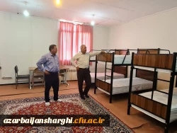 بازدید دکتر انصاری راد از آماده سازی پردیس فاطمه الزهرا تبریز برای آغاز آموزش حضوری دانشجویان در نیمسال تحصیلی جدید 1401 15