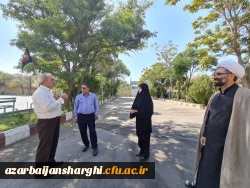 بازدید دکتر انصاری راد از آماده سازی پردیس فاطمه الزهرا تبریز برای آغاز آموزش حضوری دانشجویان در نیمسال تحصیلی جدید 1401 18