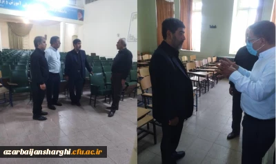 بازدید دکتر محمدی معاون محترم سیاسی، امنیتی و اجتماعی استانداری استان آذربایجان شرقی و دکتر انصاری راد معاون دانشجویی دانشگاه فرهنگیان 