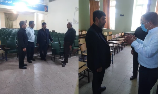 بازدید دکتر محمدی سرپرست معاونت سیاسی، امنیتی و اجتماعی استانداری استان آذربایجان شرقی و دکتر انصاری راد معاون دانشجویی دانشگاه فرهنگیان  2