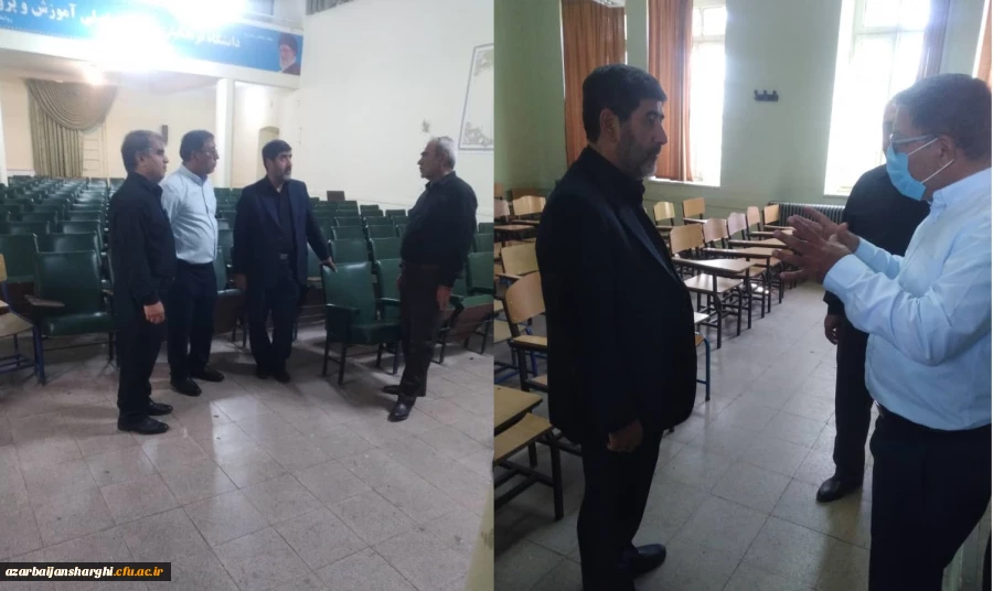بازدید دکتر محمدی سرپرست معاونت سیاسی، امنیتی و اجتماعی استانداری استان آذربایجان شرقی و دکتر انصاری راد معاون دانشجویی دانشگاه فرهنگیان  2