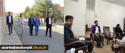 در راستای تمهید مقدمات بازگشایی پردیس ها و مراکز در مهر 1401 صورت گرفت:

بازدید معاون سیاسی، امنیتی و اجتماعی استانداری آذربایجان شرقی از پردیس های دانشگاه فرهنگیان استان
